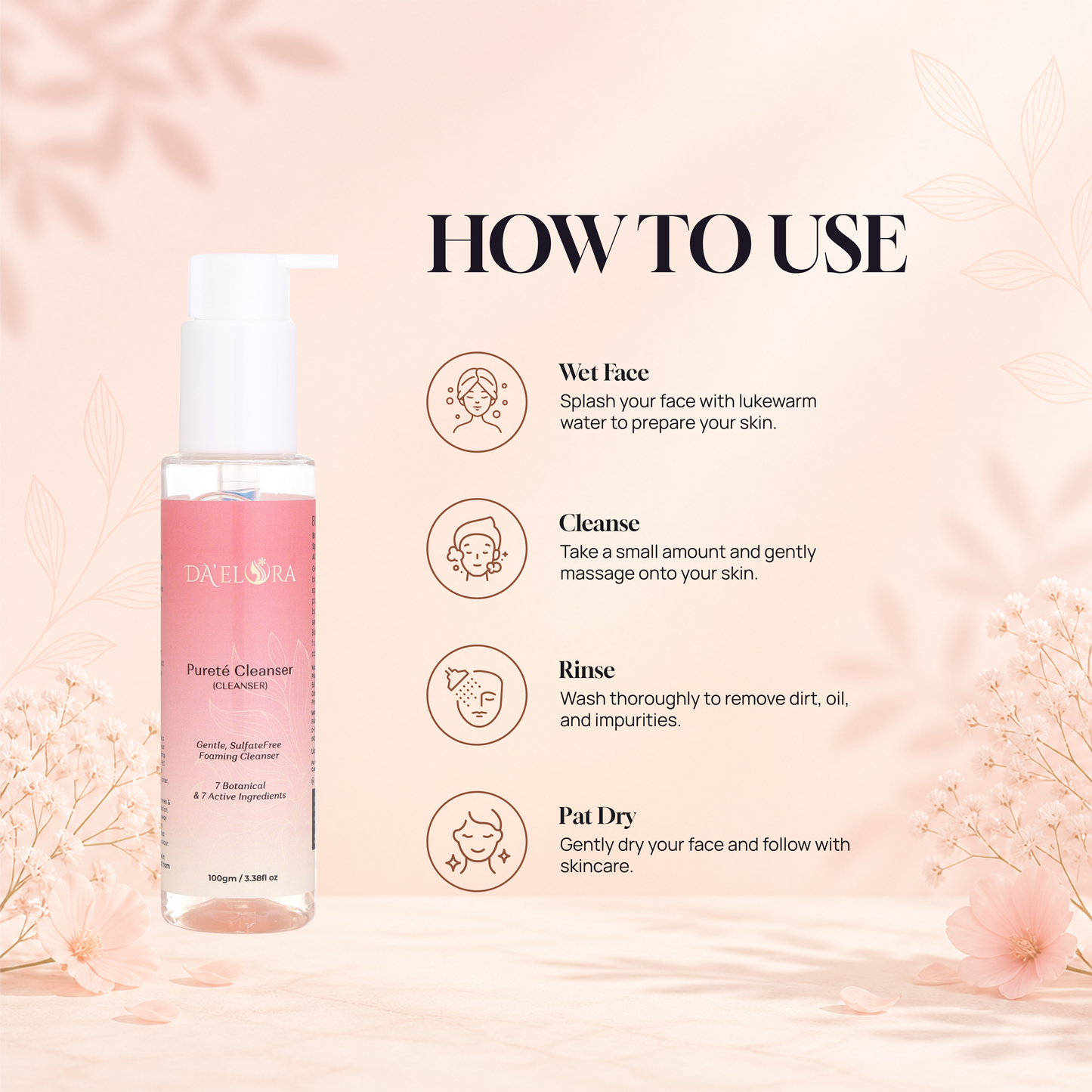 Pureté Cleanser | Cleanser + Nighté Nourish | Night Cream + SuneéShield | Sunscreen (Combo)